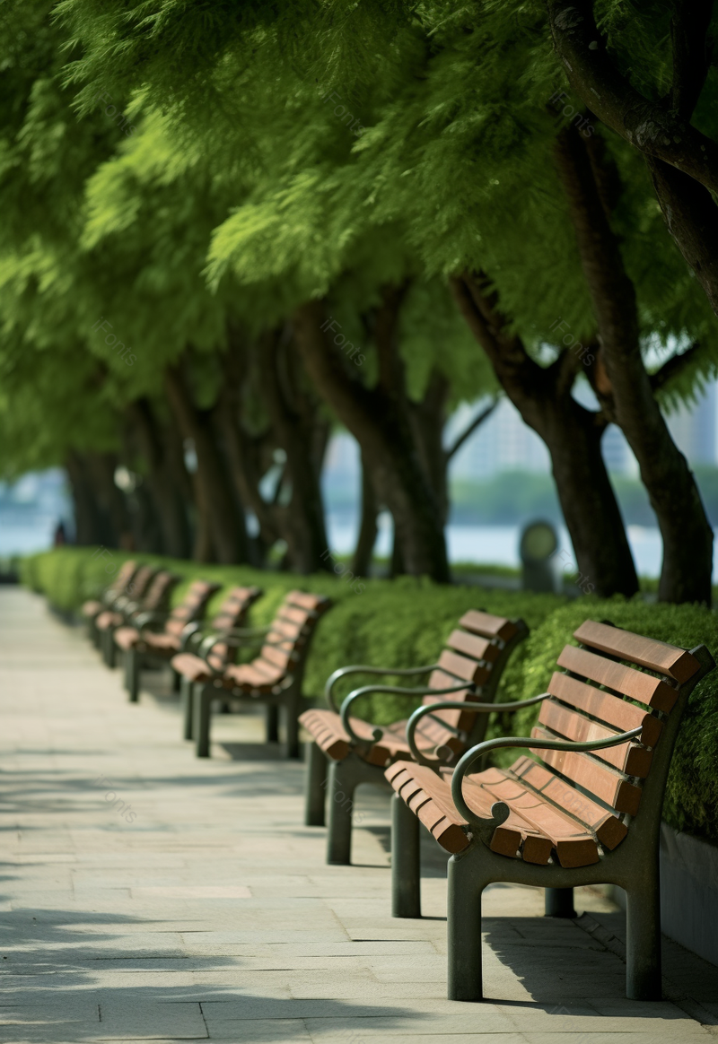 户外公园里的椅子悠闲宁静,高清,摄影图,摄影图片,图片大全,摄影图免费下载